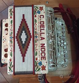 Organetto tonalità FA a cinque registri