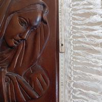 scultura in legno madonna 