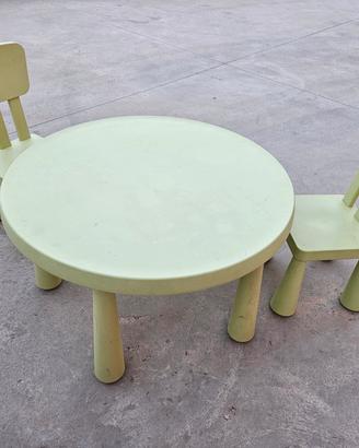 Tavolo + 2 sedie bambino IKEA