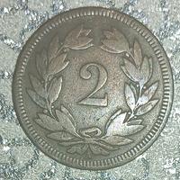 Svizzera 2 rappen 1851