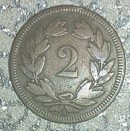 Svizzera 2 rappen 1851