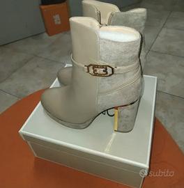 Stivaletti Galia donna beige/oro tg. 38