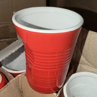 Bicchieri stropicciati in ceramica 