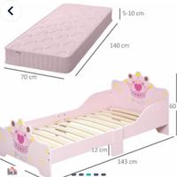 Letto per bambini 140x70