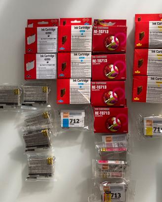 Stock 23 cartucce Epson T0711 T0712 T0713 T0714