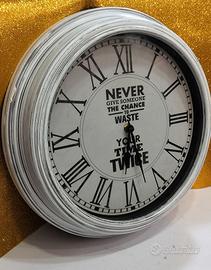 Orologio da parete 36cm Never English style