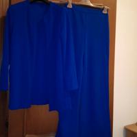 Completo donna Elegante Blu Reale