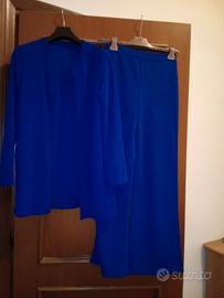 Completo donna Elegante Blu Reale