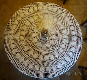 tovaglia rotonda all'uncinetto