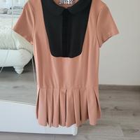 Abito marcato aniye By taglia xs nero e albicocca