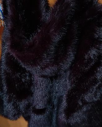 pellicciotto vinaccio taglia unica 