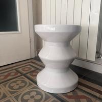 Comodino in ceramica bianco
