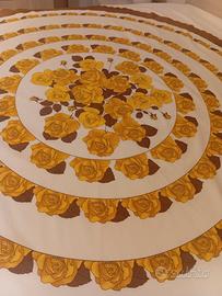 Tovaglia di rose vintage con 6 tovaglioli