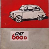Manuale uso e manutenzione FIAT 600 D