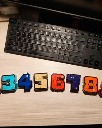 Set numerabot  EMCO convertibili in MEGABOT