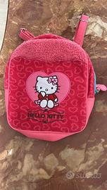 Zainetto Hello Kitty fucsia + portafoglio + notes