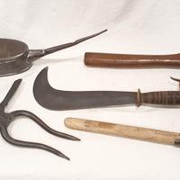 Ascia Oliatore Roncola Martello Rampino - Vintage