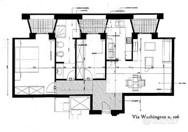 Appartamento di 88 m² con 3 locali a Milano