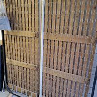 Rete metallica Matrimoniale 190x160 doghe legno