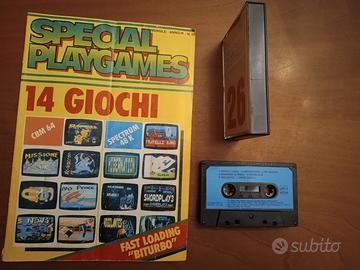 Rivista Special Playgames 26 con giochi C64 e ZX