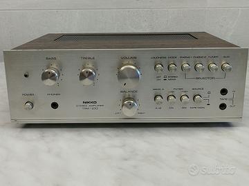 Amplificatore vintage NIKKO TRM 230 tasti metallo