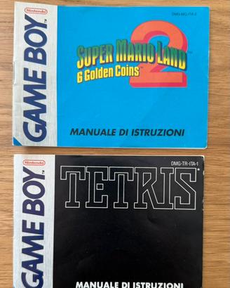 Manuali di istruzioni gioco GAME BOY