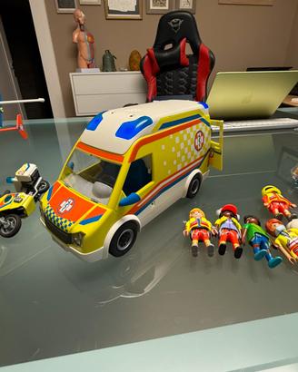 Ambulanza e Elicottero PlayMobil