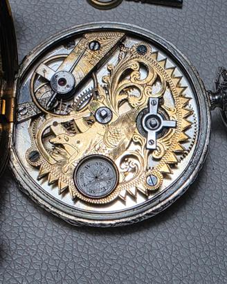 Orologio da tasca antico metà ‘800 in argento
