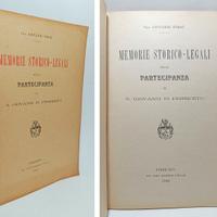 MEMORIE STORICO LEGALI DI S. GIOVANNI IN PERSICETO