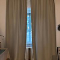 Tenda semioscurante, 2 teli, beige 145x300 cm