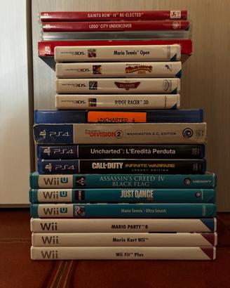 Giochi Nintendo Switch, 3DS, Wii, Wii U, PS4