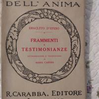 Cultura dell'anima Eraclito d efeso