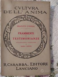 Cultura dell'anima Eraclito d efeso