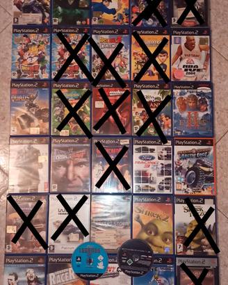 Giochi PS2 + accessori 