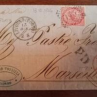 Sovracoperta Regno d'Italia del 13 Dicembre 1866