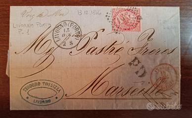 Sovracoperta Regno d'Italia del 13 Dicembre 1866
