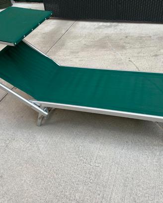 lettino da spiaggia come nuovo