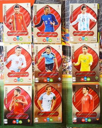 Panini Card LIMITED Adrenalyn XL RUSSIA 2018 world