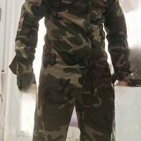 Completo mimetico woodland giacca + pantaloni