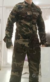 Completo mimetico woodland giacca + pantaloni