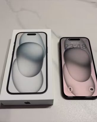 iPhone 15 256gb + 2 cover oroginali