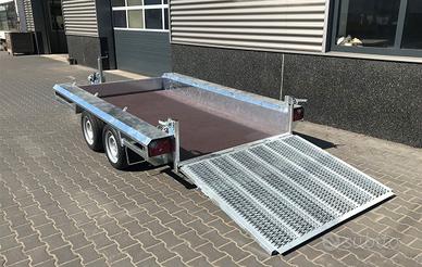 Rimorchio trasporto miniescavatore  300 x 150