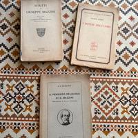 3 libri vintage Giuseppe Mazzini