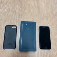 Apple iPhone 7 128 gb black con cover