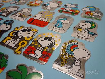 20 adesivi a specchio Snoopy Vintage anni 70 - 80