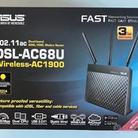 ROUTER ASUS DSL-AC68U Wirelwss-AC1900