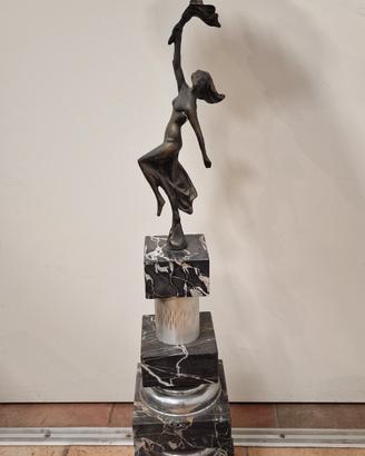 Grande coppa vintage anni 70/80 -Figura femminile
