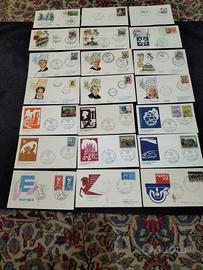 FDC LOTTO N. 20 BUSTE FILATELICHE E PRIMO GIORNO 