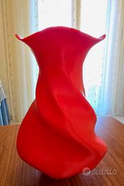 Vaso  Colore Rosso - Design Unico e Futuristico