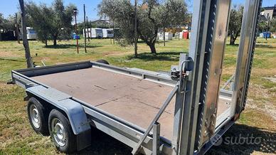 Rimorchio/carrello doppio asse portata 2580kg